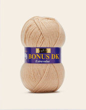 Load image into Gallery viewer, Sirdar Hayfield Bonus DK Knitting/Crochet Wool/Yarn Pack 5 x 100g Champagne