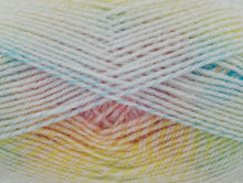 Load image into Gallery viewer, King Cole Melody DK 100g Acrylic Multi-Coloured Self Striping Baby wool / yarn