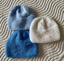 Load image into Gallery viewer, Hand Knitted Baby Hat - Beanie Hat - Newborn