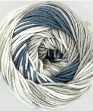 Load image into Gallery viewer, King Cole Fjord DK self patterning mock fair-isle double knitting wool yarn 100g