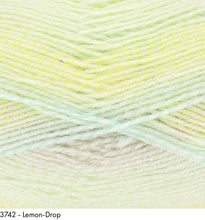 Load image into Gallery viewer, King Cole Melody DK Acrylic Self Striping Baby wool / yarn pack of 3x100g