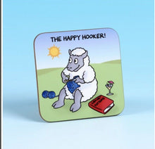 Load image into Gallery viewer, Vanessa Bee Coaster Laminated Drinks Tea Coffee Cup Mat Gift Stocking Filler