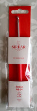 Load image into Gallery viewer, Crochet Hook - Sirdar 17cm (6.7 in) Soft Handle - Single - Aluminium - 2-10mm