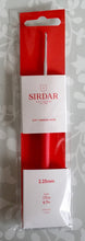 Load image into Gallery viewer, Crochet Hook - Sirdar 17cm (6.7 in) Soft Handle - Single - Aluminium - 2-10mm