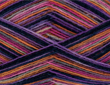 Load image into Gallery viewer, King Cole Zig Zag 4 Ply Knitting Sock Yarn Wool 100g Ball incl Christmas