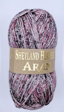 Load image into Gallery viewer, Woolcraft Shetland Heather Aran Soft Knitting Yarn / 25% Wool 100g