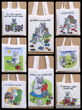 Load image into Gallery viewer, Vanessa Bee Designs reusable foldable shopping shopper bag