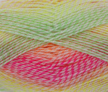 Load image into Gallery viewer, King Cole Melody DK 100g Acrylic Multi-Coloured Self Striping Baby wool / yarn