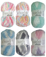 Load image into Gallery viewer, Jarol Woolcraft Supersoft Cuddly Chunky Soft Polyester Knitting Wool / Yarn 100g