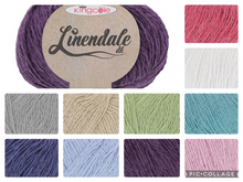 Load image into Gallery viewer, King Cole Linendale DK Wool Yarn Cotton Viscose Linen Blend 50g