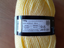 Load image into Gallery viewer, Woolcraft New Fashion Chunky Knitting Yarn Wool 100g - 133 Yellow - #573