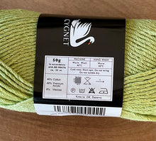 Load image into Gallery viewer, Cygnet Cottony DK Cotton Blend Double Knit Yarn - Pistachio - #587