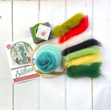 Load image into Gallery viewer, The Crafty Kit Company 'Seahorse' Needle Felting Kit