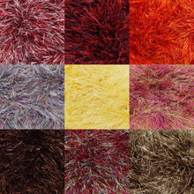 Load image into Gallery viewer, King Cole Tinsel Chunky Eyelash Knitting Yarn Sparkly Glitter Craft Wool 50g