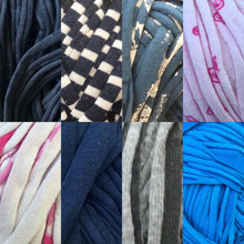 Load image into Gallery viewer, T Shirt Yarn Assorted Colours 5 or 10 metres - Rugs, Baskets, Bags, Purses #390