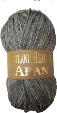 Load image into Gallery viewer, Woolcraft Shetland Heather Aran Soft Knitting Yarn / 25% Wool 100g