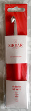Load image into Gallery viewer, Crochet Hook - Sirdar 17cm (6.7 in) Soft Handle - Single - Aluminium - 2-10mm