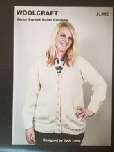 Load image into Gallery viewer, Woolcraft Chunky Knitting Pattern JL012 - Ladies Cardigan 32-48 ins