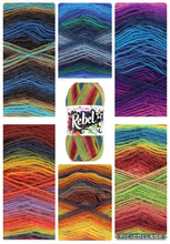 Load image into Gallery viewer, King Cole 100g Rebel 4Ply 4 Ply Wool/Nylon Blend Yarn Craft Knitting Crochet