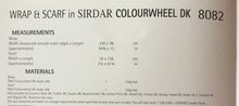 Load image into Gallery viewer, Sirdar Colourwheel DK Crochet pattern 8082 Ladies’ Wrap & Scarf