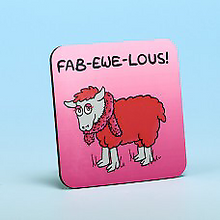 Load image into Gallery viewer, Vanessa Bee Coaster Laminated Drinks Tea Coffee Cup Mat Gift Stocking Filler