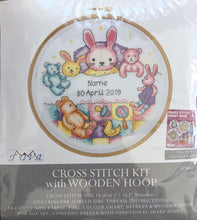 Load image into Gallery viewer, My Cross Stitch - Kit with Wooden Hoop - Incl DMC Thread Gift Present