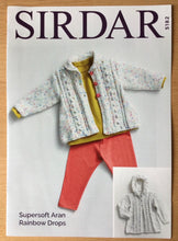 Load image into Gallery viewer, Sirdar Supersoft Aran Knitting Pattern 5182 Matinee Coats 16-26 ins