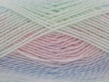 Load image into Gallery viewer, King Cole Melody DK 100g Acrylic Multi-Coloured Self Striping Baby wool / yarn