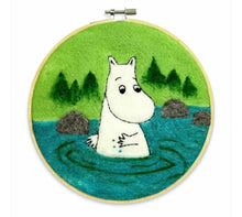 Load image into Gallery viewer, The Crafty Kit Company Moomin - Moomintroll Dipping Needle Felting Kit