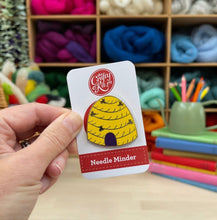 Load image into Gallery viewer, Needle Minder Magnetic, Beehive, Embroidery Needle Keeper, Sewing, Needleminder