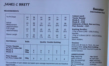 Load image into Gallery viewer, James C Brett DK pattern JB794 Childs Sweater in It’s Pure Cotton DK 22-30 ins