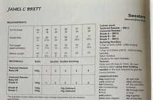 Load image into Gallery viewer, James C Brett DK knitting pattern JB872 Childs Sweater in Baby DK 18-26 ins