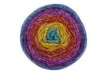 Load image into Gallery viewer, King Cole Curiosity DK Wool / Yarn Cake Self Striping Knitting - Acrylic - 150g