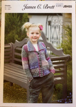 Load image into Gallery viewer, James C Brett Chunky Knitting Pattern JB455 Cardiga in Marble Chunky - 20-28 ins