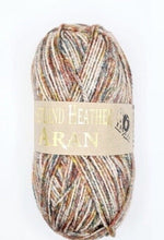 Load image into Gallery viewer, Woolcraft Shetland Heather Aran Soft Knitting Yarn / 25% Wool 100g