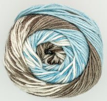 Load image into Gallery viewer, King Cole Fjord DK self patterning mock fair-isle double knitting wool yarn 100g