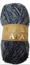 Load image into Gallery viewer, Woolcraft Shetland Heather Aran Soft Knitting Yarn / 25% Wool 100g