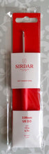 Load image into Gallery viewer, Crochet Hook - Sirdar 17cm (6.7 in) Soft Handle - Single - Aluminium - 2-10mm