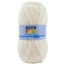 Load image into Gallery viewer, Patons Fab DK acrylic wool/yarn - Cream (2307)