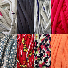 Load image into Gallery viewer, T Shirt Yarn Assorted Colours 5 or 10 metres - Rugs, Baskets, Bags, Purses #390