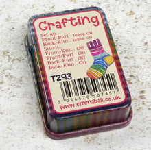 Load image into Gallery viewer, Emma Ball - Socks Crochet Stitch Markers (Set of 6) in a Pocket Tin (TCR21)