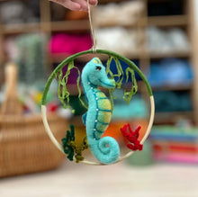 Load image into Gallery viewer, The Crafty Kit Company 'Seahorse' Needle Felting Kit