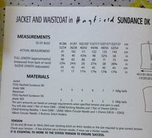Load image into Gallery viewer, Hayfield DK Knitting Pattern 8139 - Ladies Jacket & Waistcoat 32-54 ins
