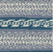 Load image into Gallery viewer, King Cole Fjord DK wool yarn self patterning mock fair-isle 100g Molde