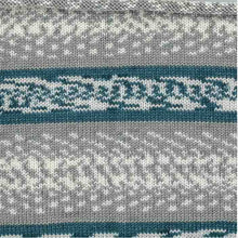 Load image into Gallery viewer, King Cole Fjord DK wool yarn self patterning mock fair-isle 100g Sortland