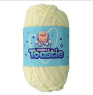 King Cole Warm & Toastie Super Chunky 200g Soft Fluffy Chenille Yarn Cream