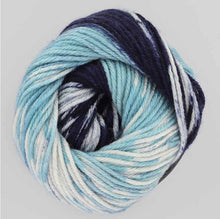 Load image into Gallery viewer, King Cole Fjord DK wool yarn self patterning mock fair-isle 100g Tana
