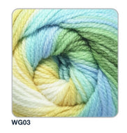 Wendy GIGGLES DK Acrylic Multicolour Multi-tonal Baby Knitting Yarn 100g WG03