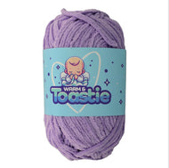 King Cole Warm & Toastie Super Chunky 200g Soft Fluffy Chenille Yarn Lilac