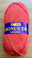 Sirdar Hayfield Bonus DK Kntting/Crochet Wool/Yarn 100g Acrylic Soft Red